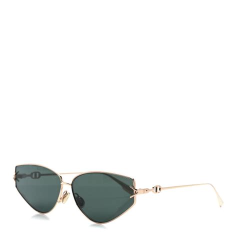 CHRISTIAN DIOR Metal Gipsy2 Sunglasses Gold .